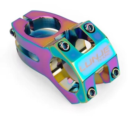 Lunje Bisiklet Gidon Boğazı 31.8mm Rainbow - 1