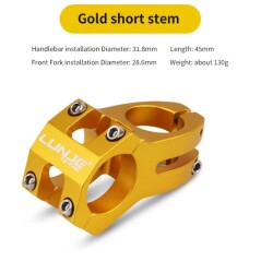 Lunje Bisiklet Gidon Boğazı 31.8mm Sarı - 2