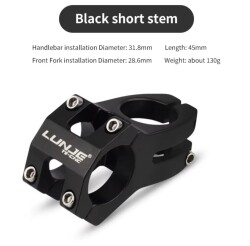 Lunje Bisiklet Gidon Boğazı 31.8mm Siyah - 2