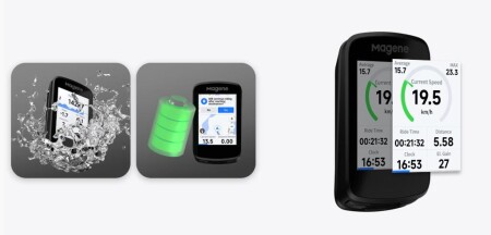 Magene Smart  C606 GPS Bisiklet Yol Bilgisayarı Dokunmatik  - 5