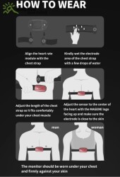 Magene H603 Göğüs Nabız Bandı ANT+ ve Bluetooth - Mavi - 6