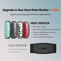 Magene H603 Göğüs Nabız Bandı ANT+ ve Bluetooth - Yeşil - 8