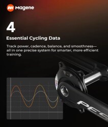 Magene PES P515 Powermetre Aynakol 167.5mm - 8