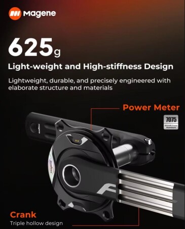 Magene PES P515 Powermetre Aynakol 170mm - 7