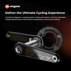 Magene TEO P515 Karbon Powermetre Aynakol 165mm - 10