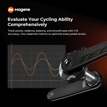 Magene TEO P515 Karbon Powermetre Aynakol 170mm - 8