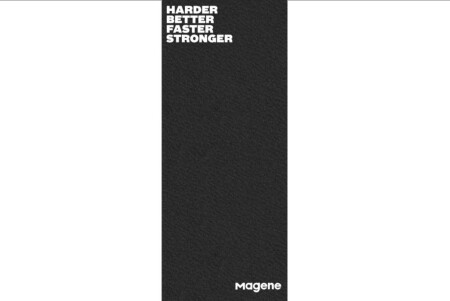 MAGENE Trainer Halısı Matı Siyah 6mm - 1