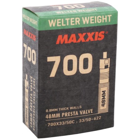 Maxxis 700x33-50C Welter Weight İnce Sibop İç Lastik  FV48mm - 1