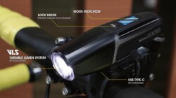 Moon Meteor Vortex Pro 1300 Lümen USB Bisiklet Ön Lambası Siyah - 2