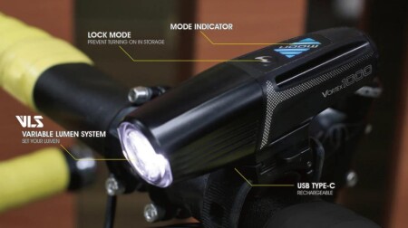 Moon Meteor Vortex Pro 1300 Lümen USB Bisiklet Ön Lambası Siyah - 2