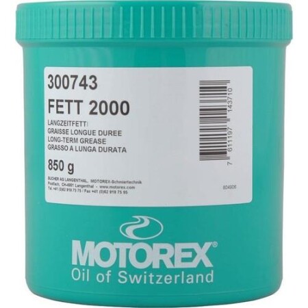 Motorex Fett 2000 Bisiklet Gresi Yeşil 850gr - 8