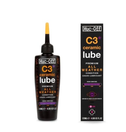 Muc-Off C3 Seramik Allweather Bisiklet Zincir Yağı 120 ml - 1