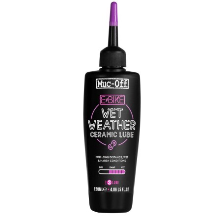 Muc-Off E-Bike Wet Seramik Lube Zincir Yağı 120ML - 1