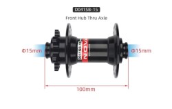 Novatec Ön Göbek Rulmanlı D041SB 32 Delik 15mm Sokma Mil - 4