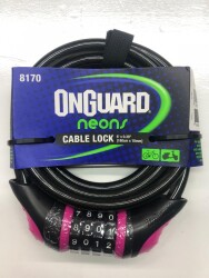 Onguard Şifreli Kilit 8170 Pembe Neon Combo