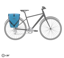 Ortlieb F5206 Back-Roller Plus Arka Bisiklet Çanta 40L Mavi QL2.1 - 8