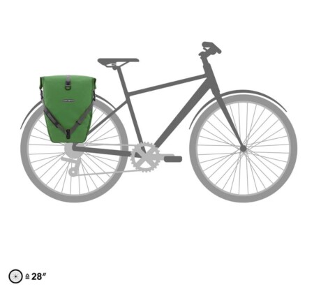 Ortlieb F5207 Back-Roller Plus Arka Bisiklet Çanta 40L Yosun Yeşil QL2.1 - 7