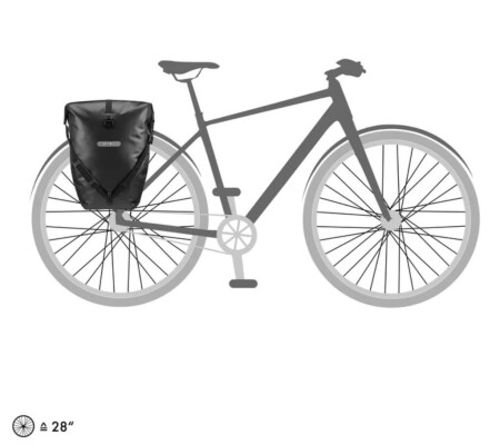 Ortlieb F5301 Back-Roller Arka Bisiklet Çanta 40L Siyah QL2.1 - 8