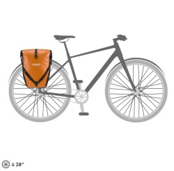 Ortlieb F5306 Back-Roller Arka Bisiklet Çanta 40L Turuncu-Siyah QL2.1 - 8