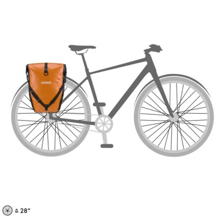 Ortlieb F5306 Back-Roller Arka Bisiklet Çanta 40L Turuncu-Siyah QL2.1 - 8