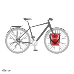 Ortlieb F6302 Sport-Roller Ön Bisiklet Çanta 29L Kırmızı-Siyah QL2.1 - 7