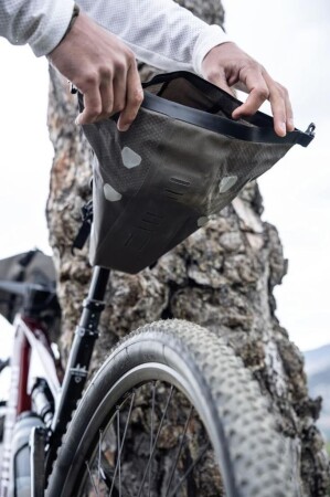 Ortlieb F9425 Bikepacking Seadde-Bag Two Sele Altı Çanta 4.1L Mat Kum Rengi (Su Geçirme) - 8