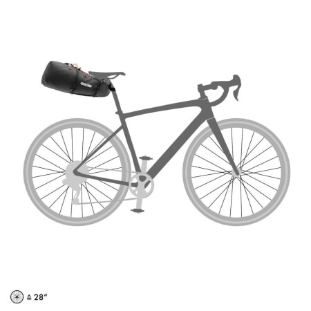 Ortlieb F9904 Bikepacking Seadde-Bag Two Sele Altı Çanta 13L Kum Rengi (Su Geçırme - 9