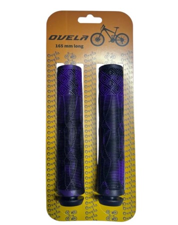 Ovela Bisiklet Elcik Uzun 165mm  Mor-Siyah - 4