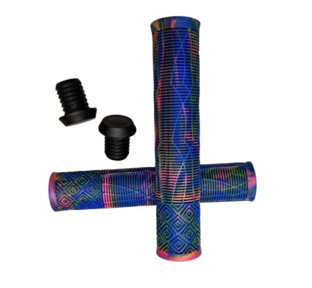 Ovela Bisiklet Elcik Uzun 165mm Açık Mavi-Gökkuşağı - 1