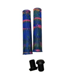 Ovela Bisiklet Elcik Uzun 165mm  Açık Mavi-Gökkuşağı - 3