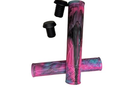 Ovela Bisiklet Elcik Uzun 165mm Pembe-Siyah-Mavi - 1