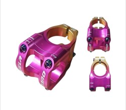 Ovela Bisiklet Gidon Boğazı 31.8mm Pembe-Sarı - 2