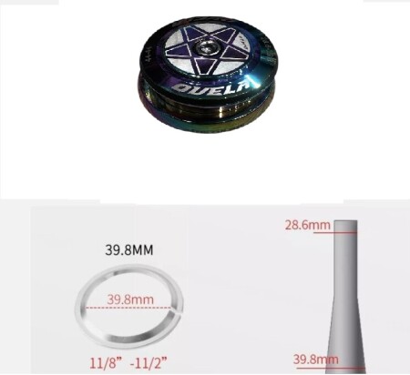 Ovela Rulmanlı Furş Takımı Taper Rainbow (Konik Tip) Maşa - Normal Kadro - 6