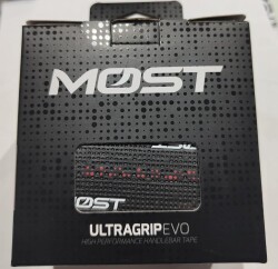 Pinarello MOST UltraGrip Evo Gidon Bandı Silikon Siyah-Kırmızı - 4