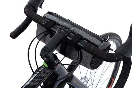 Procycle Pc-795 Bisiklet Gidon Çantası Yatay Silindir - Gri - 5