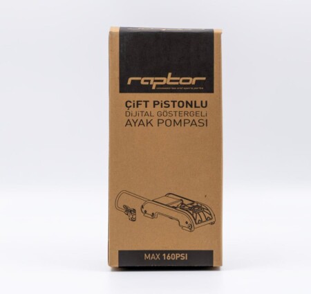 Raptor Çift Pistonlu Dijital Göstergeli Ayaklı Basmalı Pompa 160 psi - 6