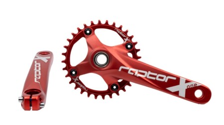 Raptor Hollowtech Aynakol 32 Dişli - Kırmızı - 1