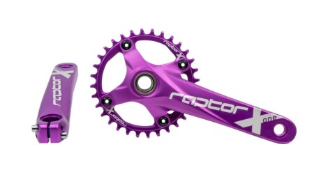 Raptor Hollowtech Aynakol 32 Dişli - Mor - 1