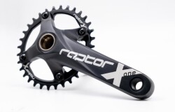 Raptor Hollowtech Aynakol 32 Dişli - Siyah - 2