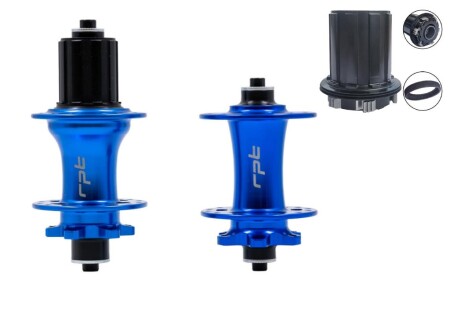 Raptor Ön Arka Göbek Seti 32 Delik Centerlock Disk Mavi - 4