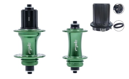 Raptor Ön Arka Göbek Seti 32 Delik Centerlock Disk Yeşil - 4