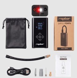 Raptor Usb Şarjlı Pompa 120psi D17-01 - 7