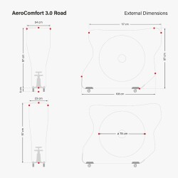 Scicon AEROCOMFORT 3.0 Yol Bisikleti Taşıma Çantası - 4