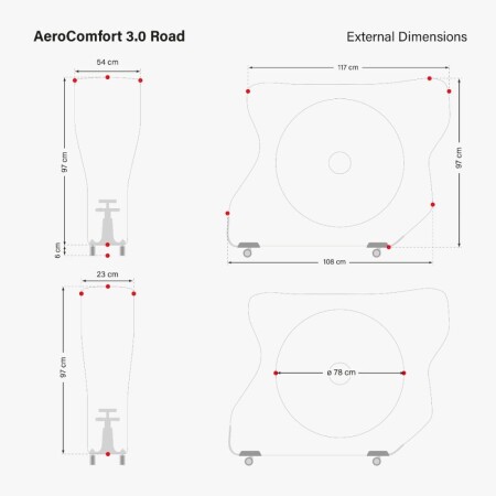 Scicon AEROCOMFORT 3.0 Yol Bisikleti Taşıma Çantası - 4