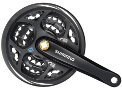 Shimano Altus FC-M311 Aynakol 3x7X8V Siyah 22/32/42T 175mm - 1