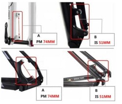 Shimano Ön Disk Fren Adaptörü SM-MA-F140 (P/D) Flat Mount to Post Mount 140mm - 5