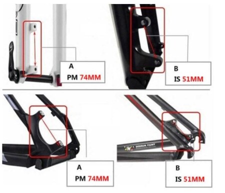 Shimano Ön Disk Fren Adaptörü SM-MA-F140 (P/D) Flat Mount to Post Mount 140mm - 5