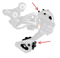 Shimano XTR RD-M9000/M9050 Arka Vites Makarası - Pulley Seti - 2
