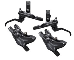 Shimano Deore BL-M6100+BR-M6100 Hidrolik Disk Fren Seti Ön Arka Takım - SHIMANO