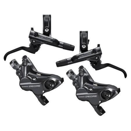 Shimano Deore BL-M6100+BR-M6120 4 Piston Hidrolik Disk Fren Seti Takımı - 1